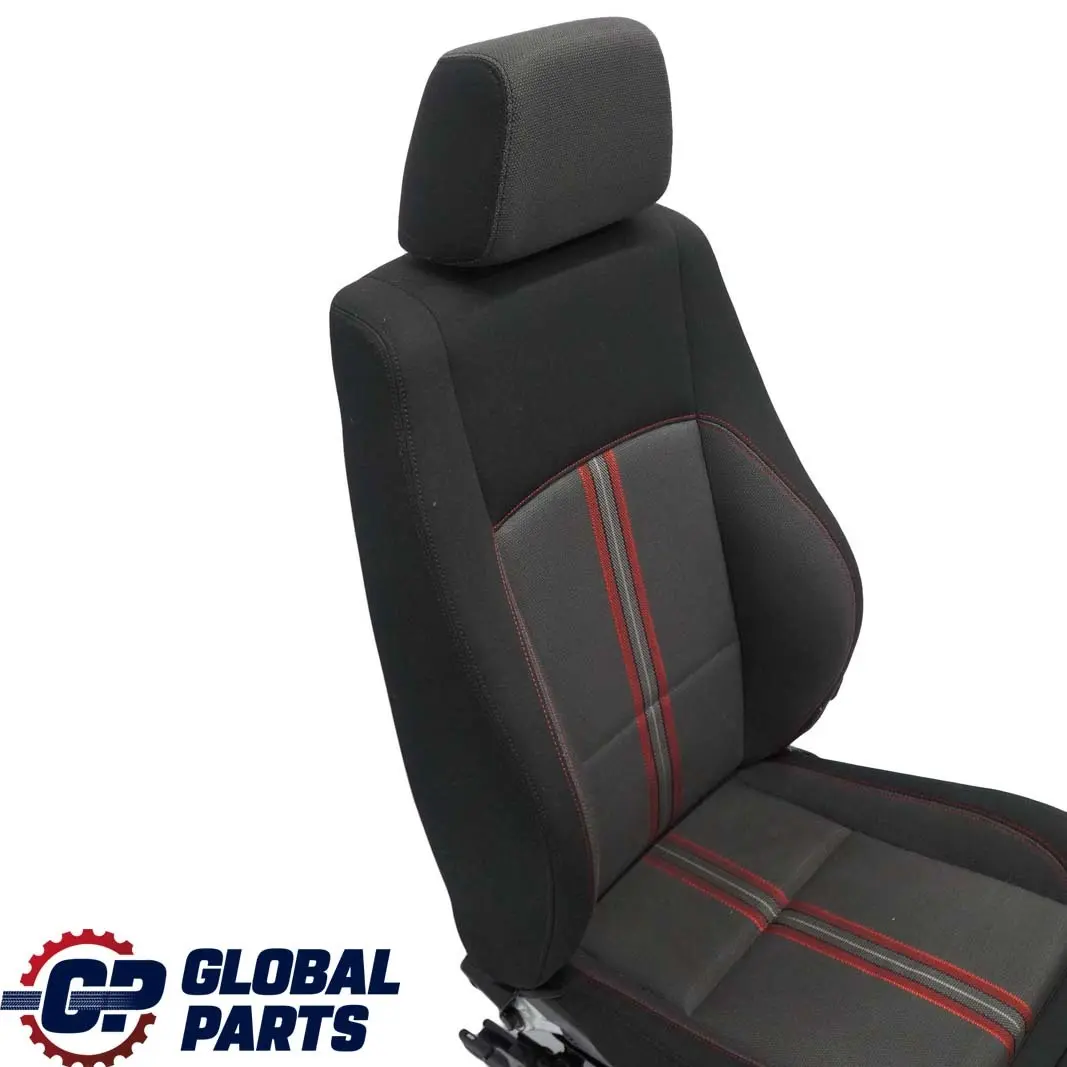 BMW X1 E84 Sport Front Left Seat Cloth Median Anthracite Red - SKU 7324179 - Part number 7324179