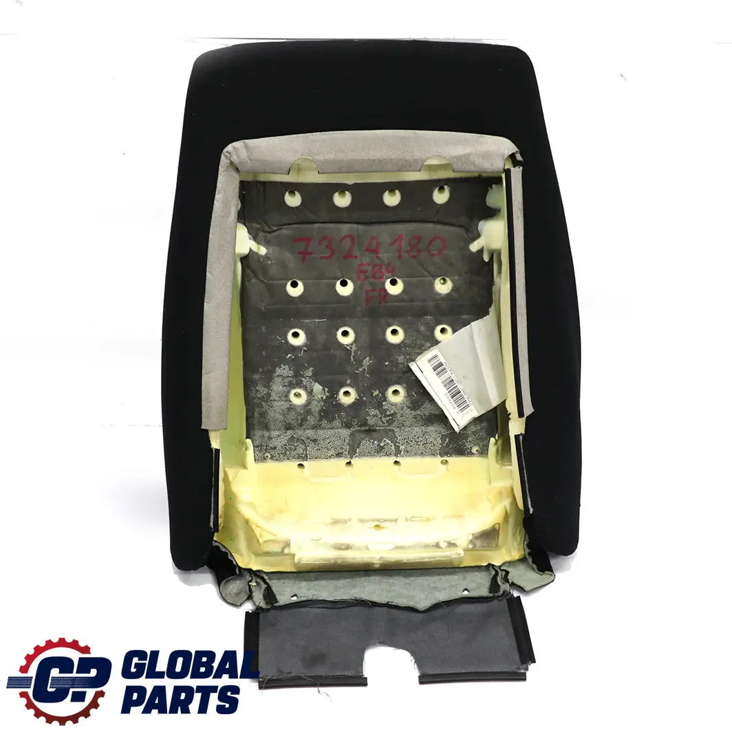 Front Right O/S Sport Seat Backrest Cover Cloth Anthracite Red to BMW X1 E84 with Part number 7324180 BMW X1 E84 Front Right O/S Sport Seat Backrest Cover Cloth Anthracite Red - SKU 7324180 - Part number 7324180