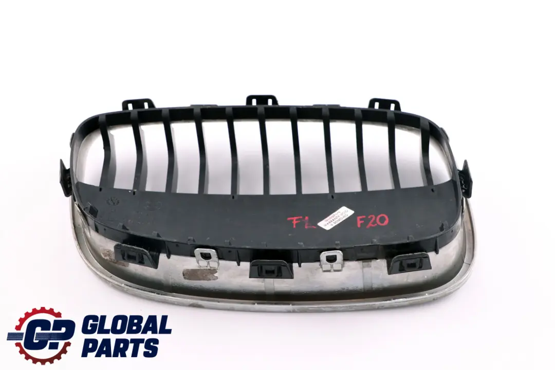 Frontblende Trim Links Chrom Rahmen Kühlergrill für BMW F20 F21 mit Teilenummer 7324389 BMW F20 F21 Frontblende Trim Links Chrom Rahmen Kühlergrill - SKU 7324389 - Teilenummer 7324389