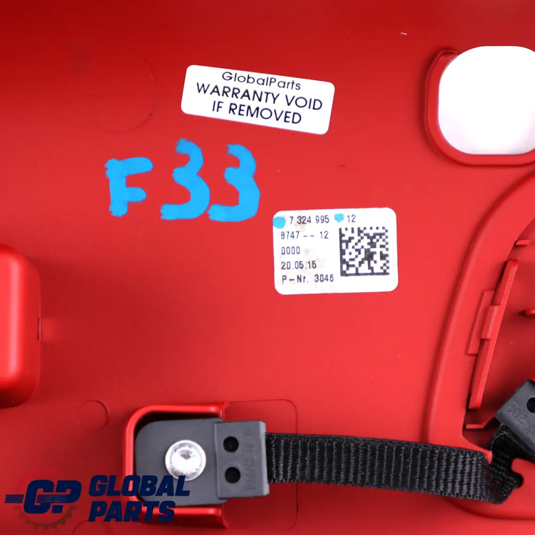 Headrest Partition Trim Grille Cover Panel Red to BMW 4 F33 F83 M4 Rear Seat with Part number 7324995 BMW 4 F33 F83 M4 Rear Seat Headrest Partition Trim Grille Cover Panel Red - SKU 7324995 - Part number 7324995