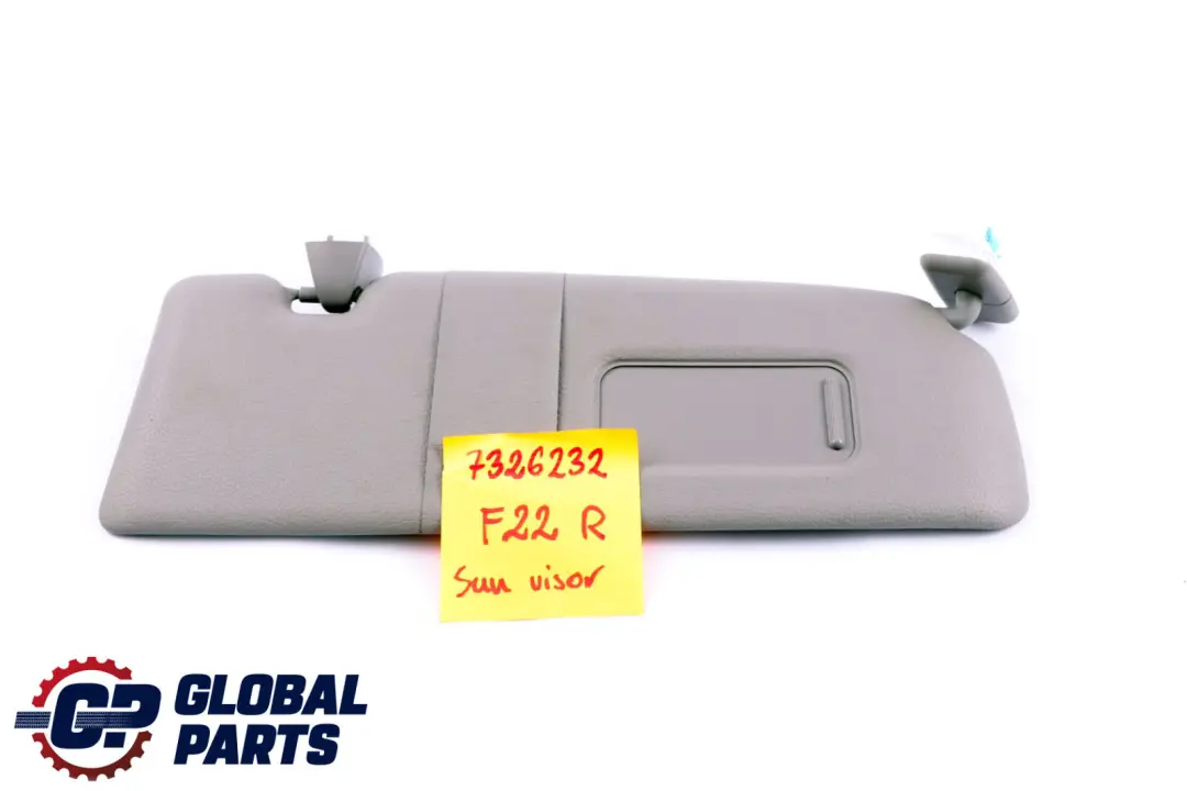 Pare-soleil Sans Etiquette Miroir Droit Everestgrau pour BMW F22 à propos du numéro de pièce 7326232 BMW F22 Pare-soleil Sans Etiquette Miroir Droit Everestgrau - SKU 7326232 - Numéro de pièce 7326232