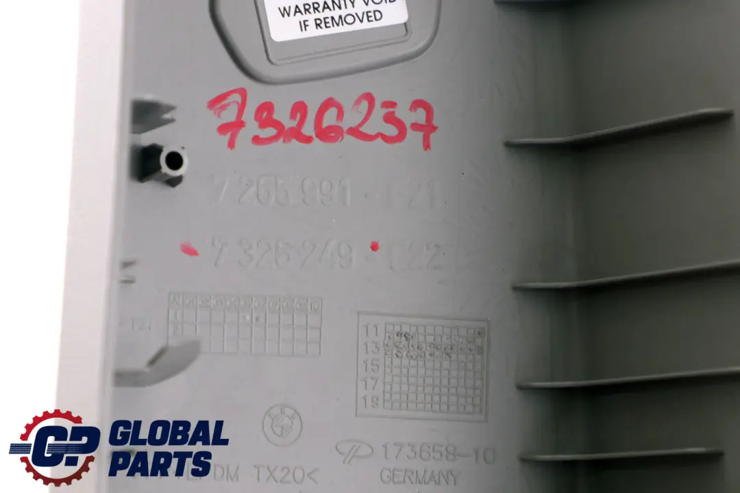 Blende B-Säule Oben Links Everestgrau Grau 7326249 für BMW 1 er F22 LCI mit Teilenummer 7326257 BMW 1 er F22 LCI Blende B-Säule Oben Links Everestgrau Grau 7326249 - SKU 7326257 - Teilenummer 7326257