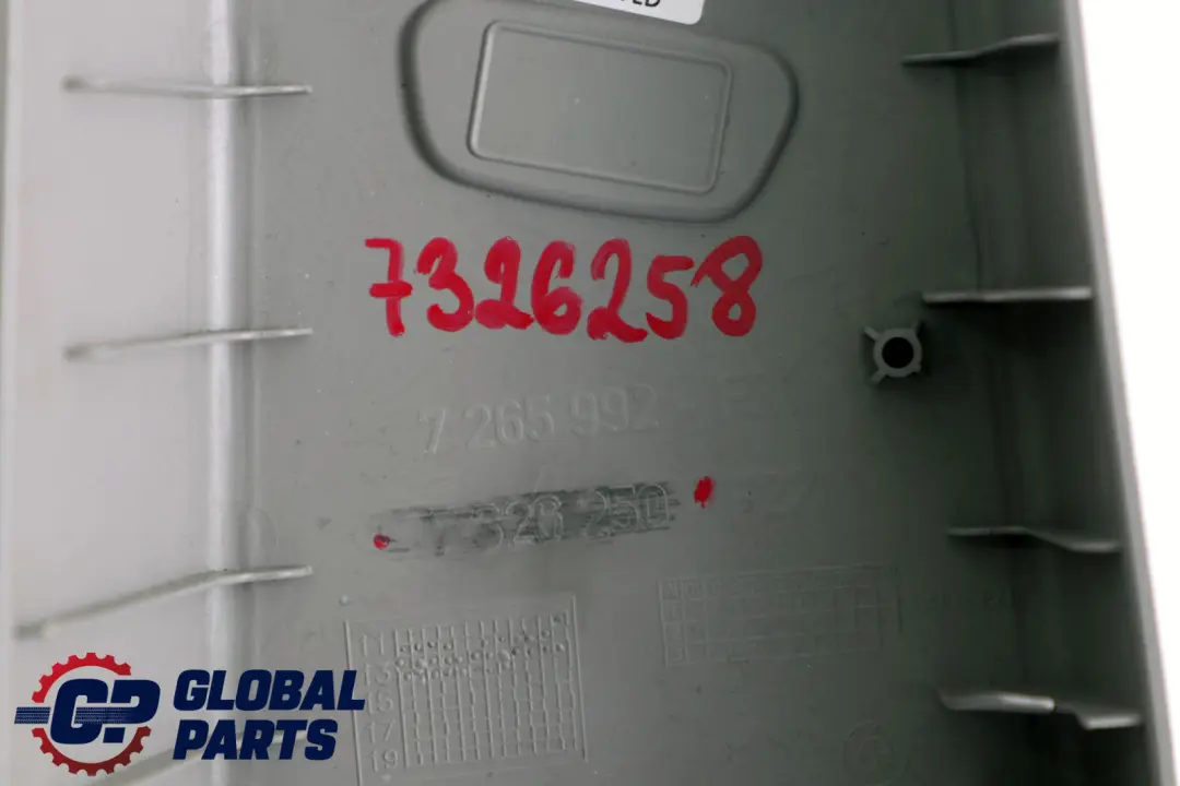 BMW 1 er F22 LCI Blende B-Säule Oben Rechts Everestgrau Grau 7326250 - SKU 7326258 - Teilenummer 7326258