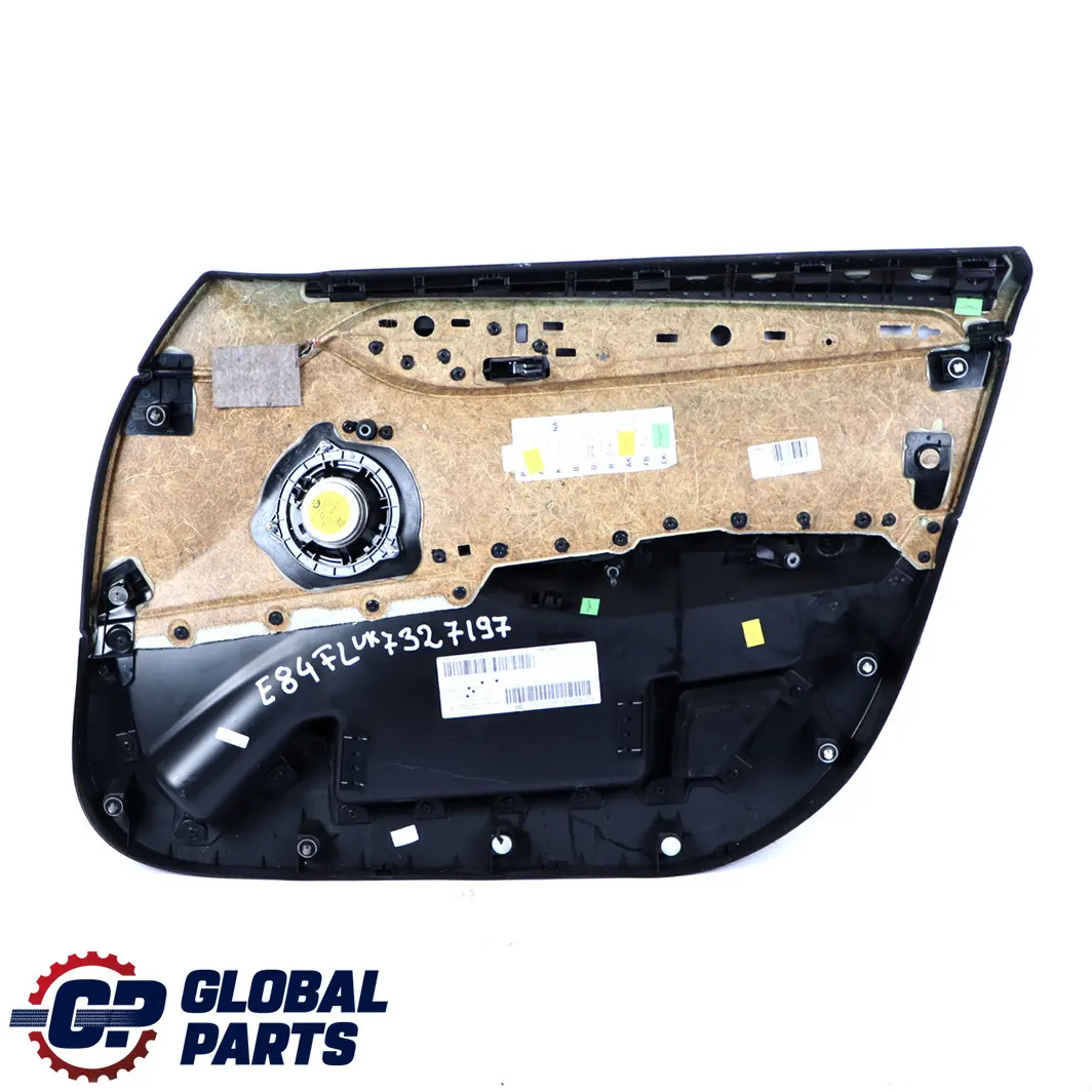 Garniture de carte de porte avant gauche Tissu Noir pour BMW X1 E84 à propos du numéro de pièce 7327197 BMW X1 E84 Garniture de carte de porte avant gauche Tissu Noir - SKU 7327197 - Numéro de pièce 7327197