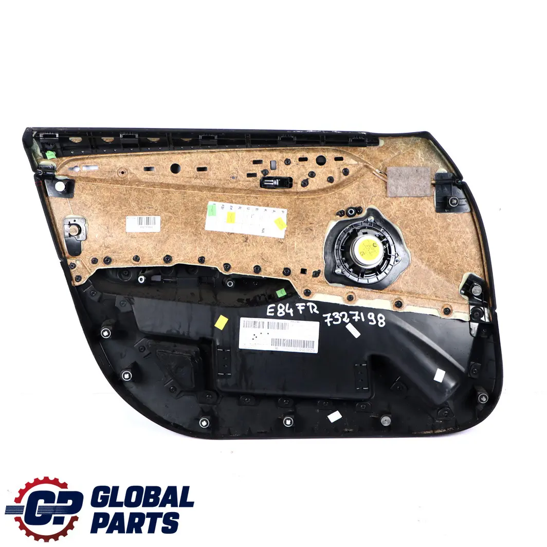 BMW X1 E84 Front Door Card Lining Trim Right O/S Fabric Cloth Fabric Black - SKU 7327198 - Part number 7327198