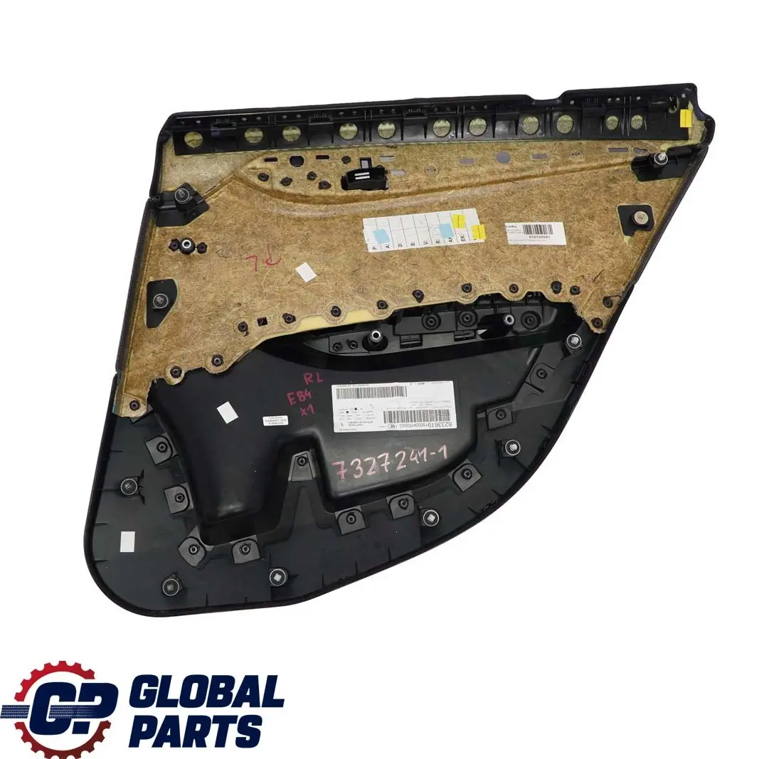 BMW X1 Fila E84 Pannello Porta Posteriore SX Tessuto Antracite Effetto Argento - SKU 7327241-1 - Numero di parte 7327241