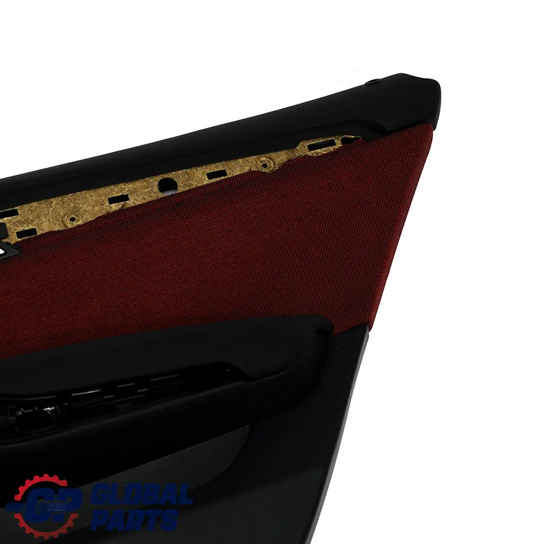 Right O/S Door Card Lining Trim Fabric Cloth Vermilion Red to BMW X1 E84 Rear with Part number 7327244 BMW X1 E84 Rear Right O/S Door Card Lining Trim Fabric Cloth Vermilion Red - SKU 7327244 - Part number 7327244