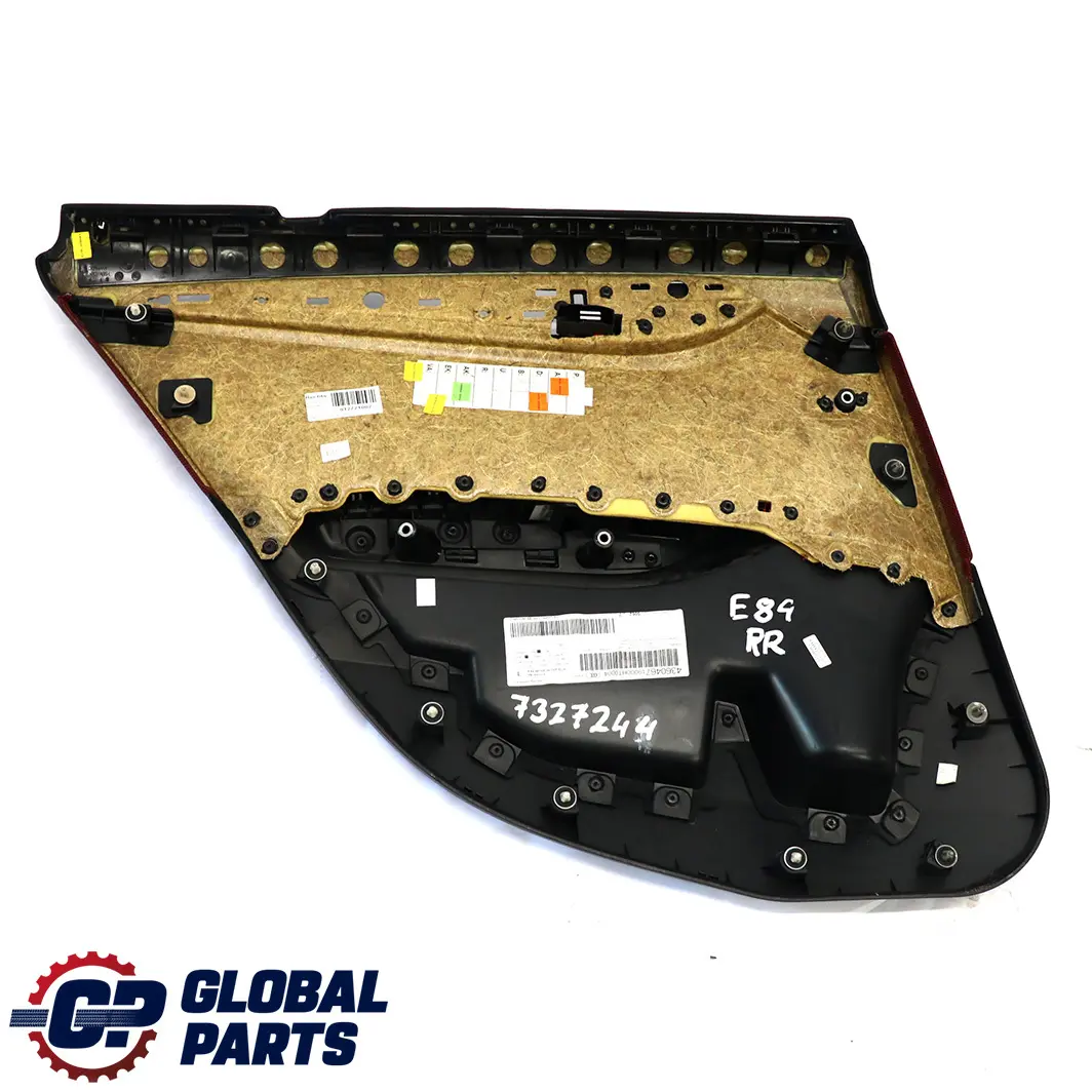 BMW X1 Reihe E84 Türverkleidung Hinten Rechts Stoff Median Vermilionrot - SKU 7327244 - Teilenummer 7327244