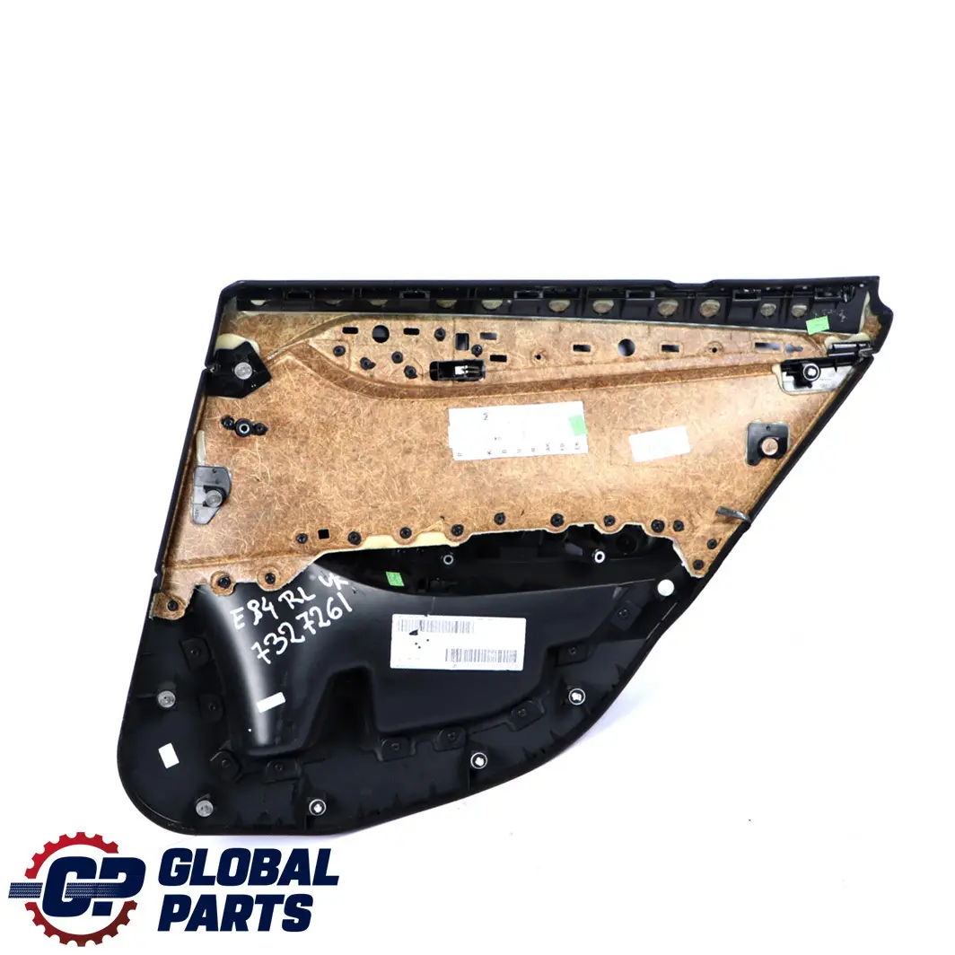 Left N/S Door Card Lining Trim Fabric Cloth Fabric Black to BMW X1 E84 Rear with Part number 7327261 BMW X1 E84 Rear Left N/S Door Card Lining Trim Fabric Cloth Fabric Black - SKU 7327261 - Part number 7327261