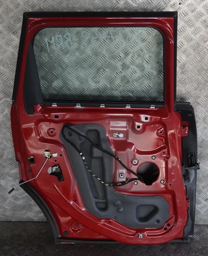 Door Rear Left N/S Blazing Red Metallic - B83 to BMW Mini Cooper F55 with Part number 7327449 BMW Mini Cooper F55 Door Rear Left N/S Blazing Red Metallic - B83 - SKU 7327449-BRM - Part number 7327449