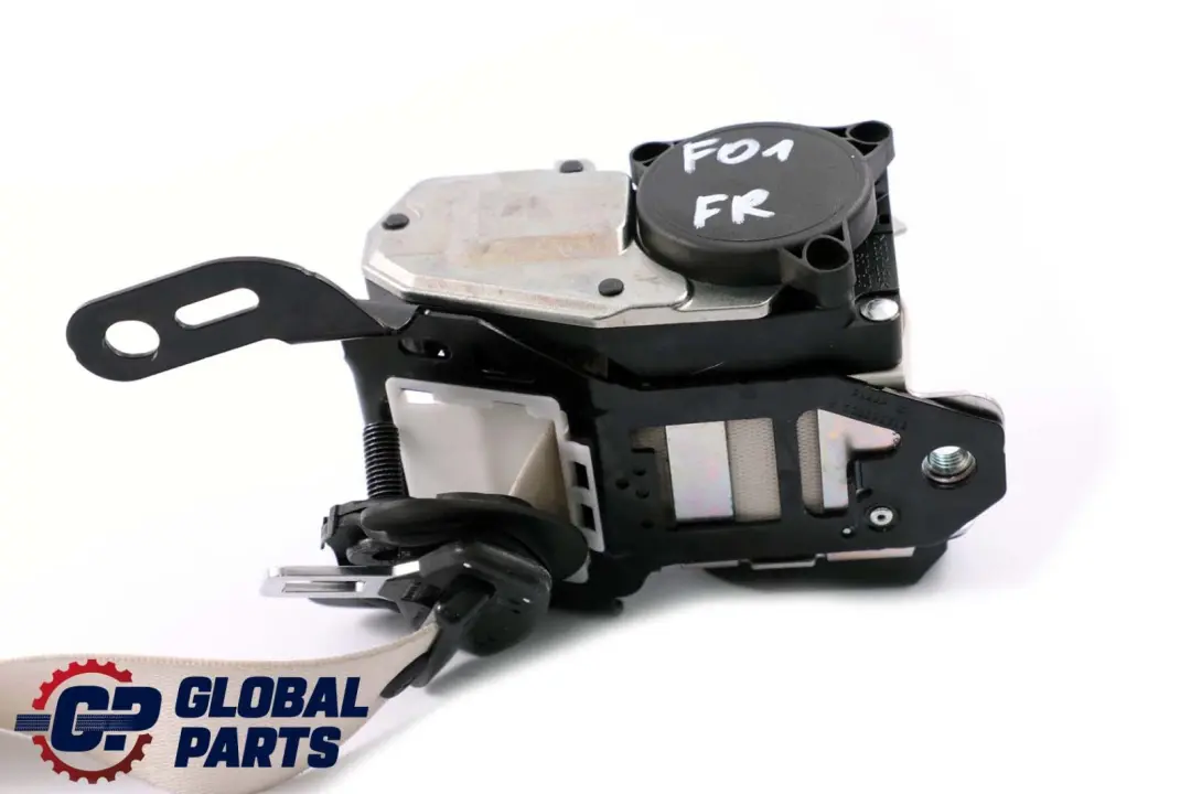 Belt BMW F01 F10 F11 LCI Front Upper Belt Right O/S White to Seat with Part number 7328200 Seat Belt BMW F01 F10 F11 LCI Front Upper Belt Right O/S White - SKU 7328200 - Part number 7328200