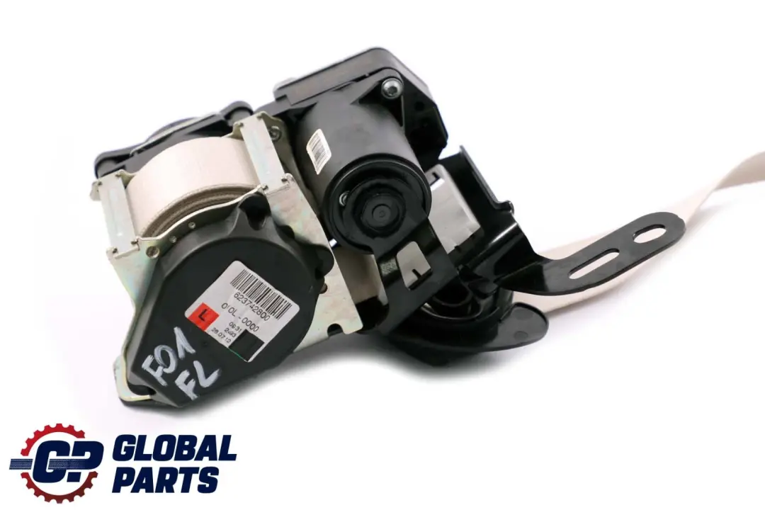 BMW 5 F01 F10 F11 LCI Ceinture superieure de siege avant gauche Blanc - SKU 7328201 - Numéro de pièce 7328201
