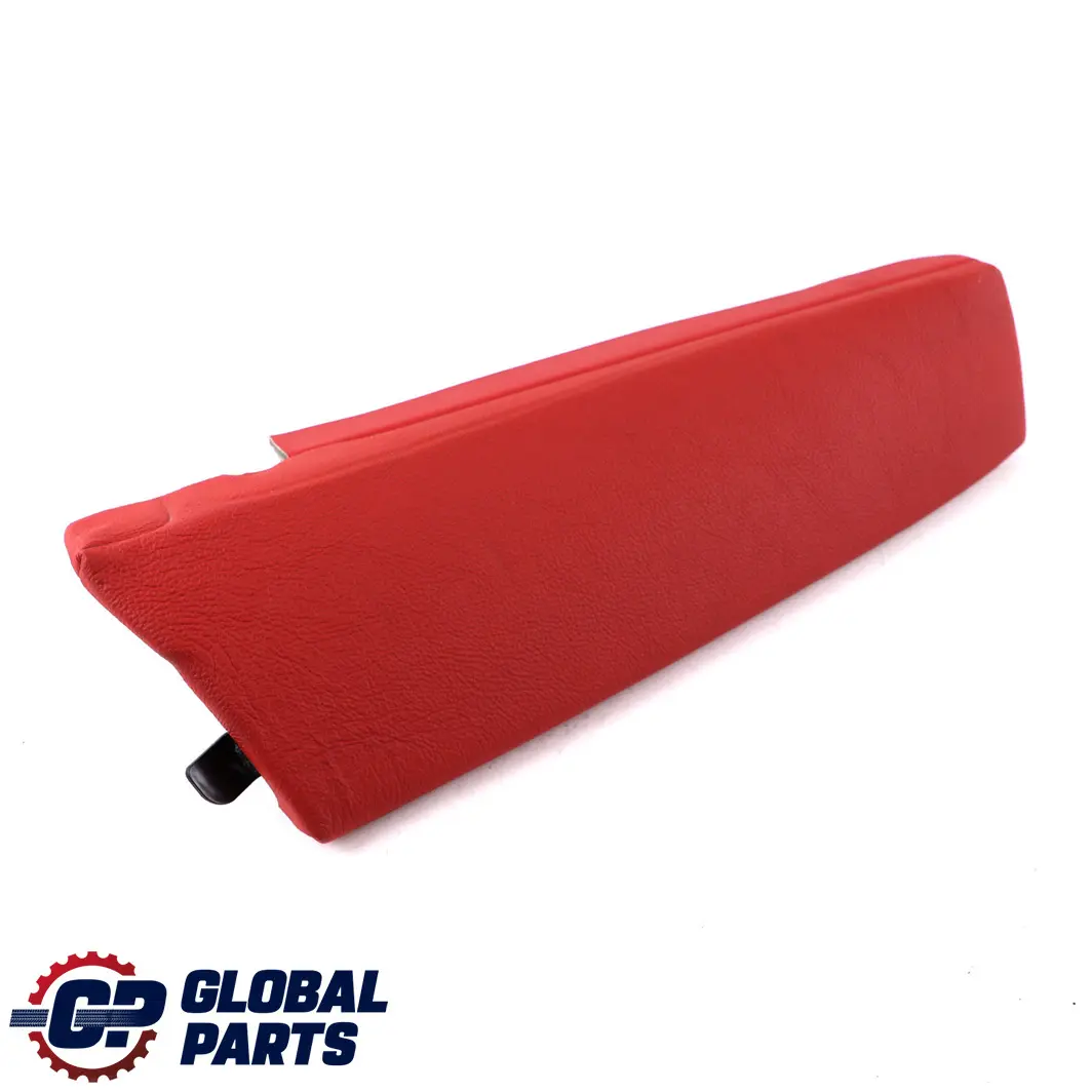 Left N/S Lateral Panel Finisher Leather Red to BMW 4 F33 Convertible Rear Seat with Part number 7328459 BMW 4 F33 Convertible Rear Seat Left N/S Lateral Panel Finisher Leather Red - SKU 7328459 - Part number 7328459