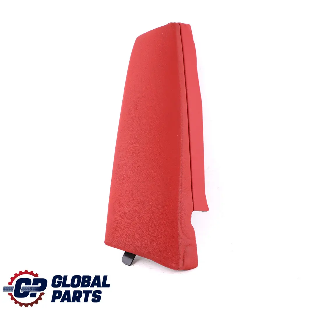 Right O/S Lateral Panel Finisher Leather Red to BMW F33 Convertible Rear Seat with Part number 7328460 BMW F33 Convertible Rear Seat Right O/S Lateral Panel Finisher Leather Red - SKU 7328460 - Part number 7328460