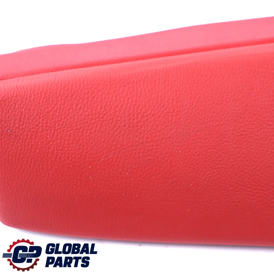 Right O/S Lateral Panel Finisher Leather Red to BMW F33 Convertible Rear Seat with Part number 7328460 BMW F33 Convertible Rear Seat Right O/S Lateral Panel Finisher Leather Red - SKU 7328460 - Part number 7328460