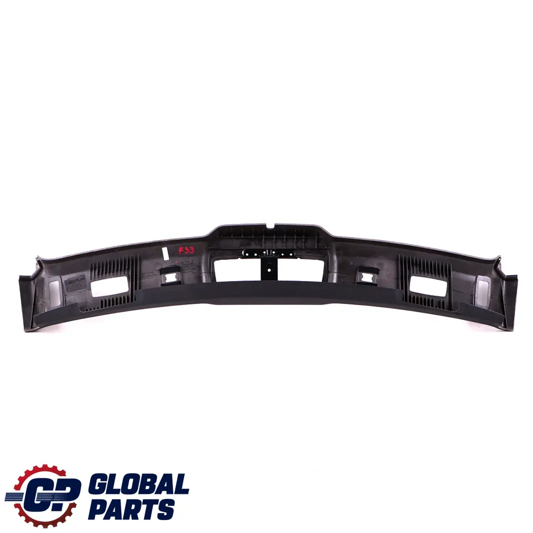 Parabrisas Panel Tapa Cubierta Negro para BMW Serie 4 F33 F83 M4 Convertible con número de pieza 7328736 BMW Serie 4 F33 F83 M4 Convertible Parabrisas Panel Tapa Cubierta Negro - SKU 7328736 - Número de pieza 7328736