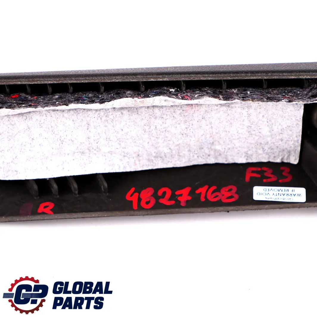 BMW F33 F83 M4 Convertible Cubierta Columna A-Pilar Trim Derecha Negro - SKU 7328740 - Número de pieza 7328740