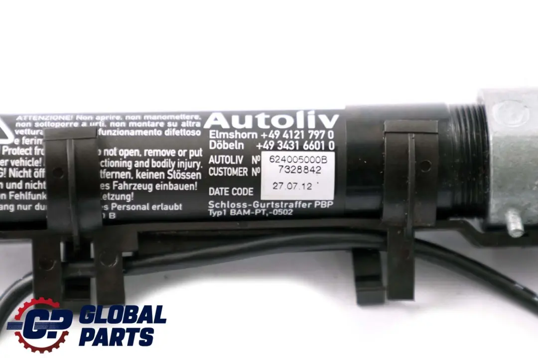 Fibbia Tendicinghia Inferiore Sedile Anteriore per BMW F10 F01 F02 LCI con numero di parte 7328842 BMW F10 F01 F02 LCI Fibbia Tendicinghia Inferiore Sedile Anteriore - SKU 7328842 - Numero di parte 7328842