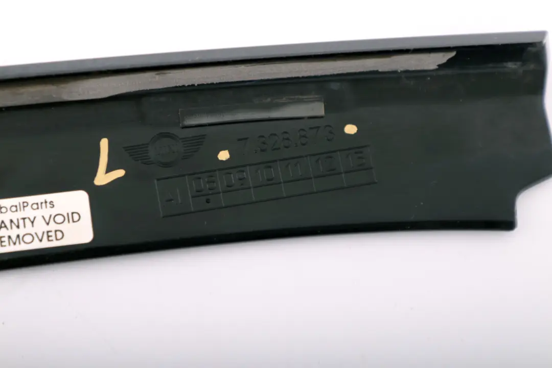 Trim Column C Black Moulding High Gloss Left N/S to Mini F55 Cover with Part number 7328873 Mini F55 Cover Trim Column C Black Moulding High Gloss Left N/S - SKU 7328873 - Part number 7328873