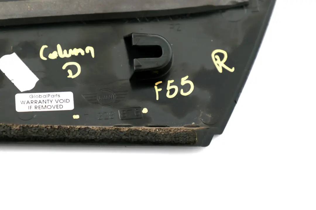 *Mini Cooper One F55 Blende Abdeckung D-Säule Rechts Glanzschwarz Black für mit Teilenummer 7328876 *Mini Cooper One F55 Blende Abdeckung D-Säule Rechts Glanzschwarz Black - SKU 7328876 - Teilenummer 7328876