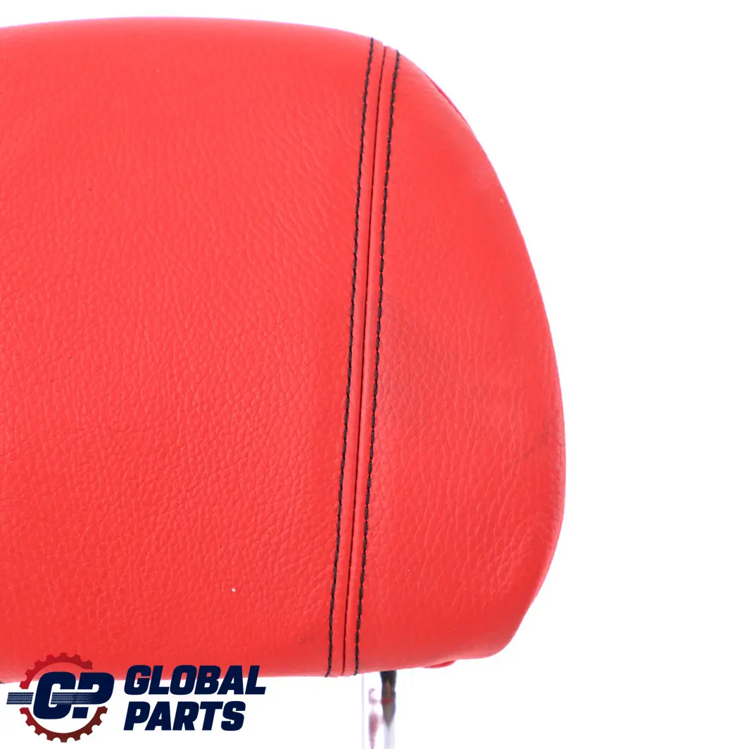 BMW F33 Convertible Rear Seat Headrest Head Rest Leather Red Left Right N/O/S - SKU 7331395 - Part number 7331395