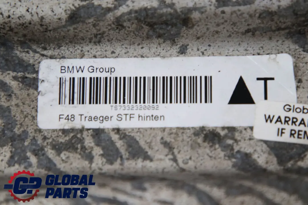 BMW X1 F48 Rear Bumper Carrier Crash Support Reinforcement Bar - SKU 7332320 - Part number 7332320