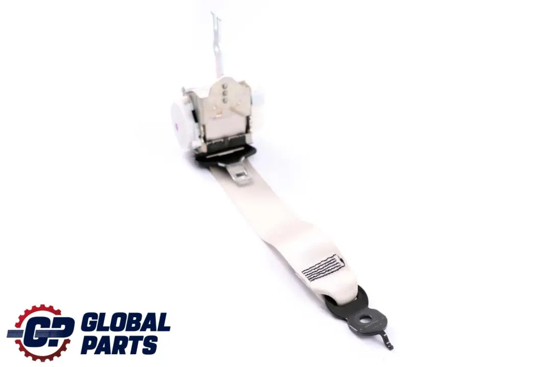 BMW 7 Series F01 F02 F03 Rear Left Right N/O/S Seat Upper Belt White - SKU 7333365 - Part number 7333365