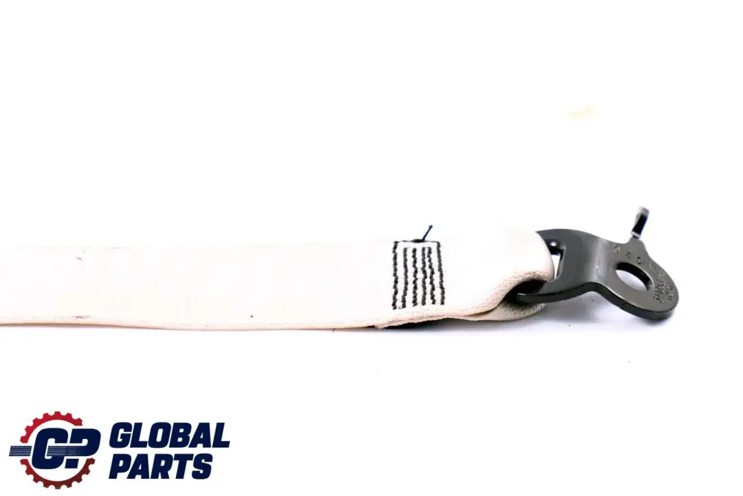 Centre Upper Belt Elfenbeiweiss to BMW F01 F02 LCI Rear Seat with Part number 7333368 BMW F01 F02 LCI Rear Seat Centre Upper Belt Elfenbeiweiss - SKU 7333368 - Part number 7333368