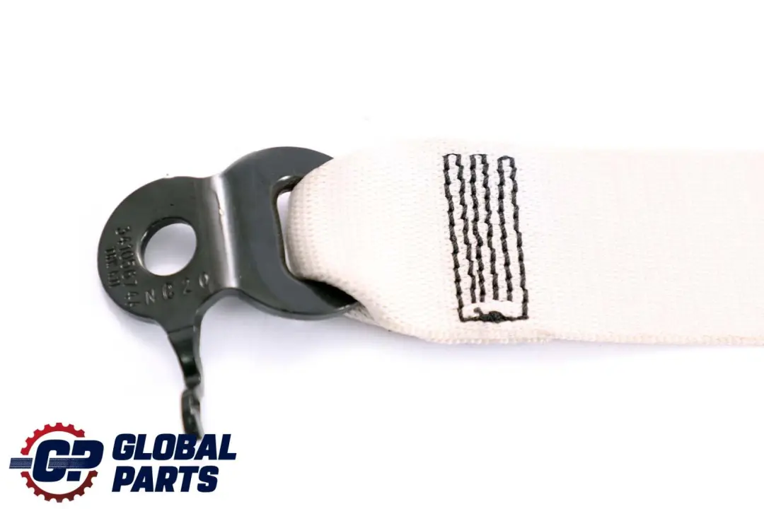 Centre Upper Belt Elfenbeiweiss to BMW F01 F02 LCI Rear Seat with Part number 7333368 BMW F01 F02 LCI Rear Seat Centre Upper Belt Elfenbeiweiss - SKU 7333368 - Part number 7333368