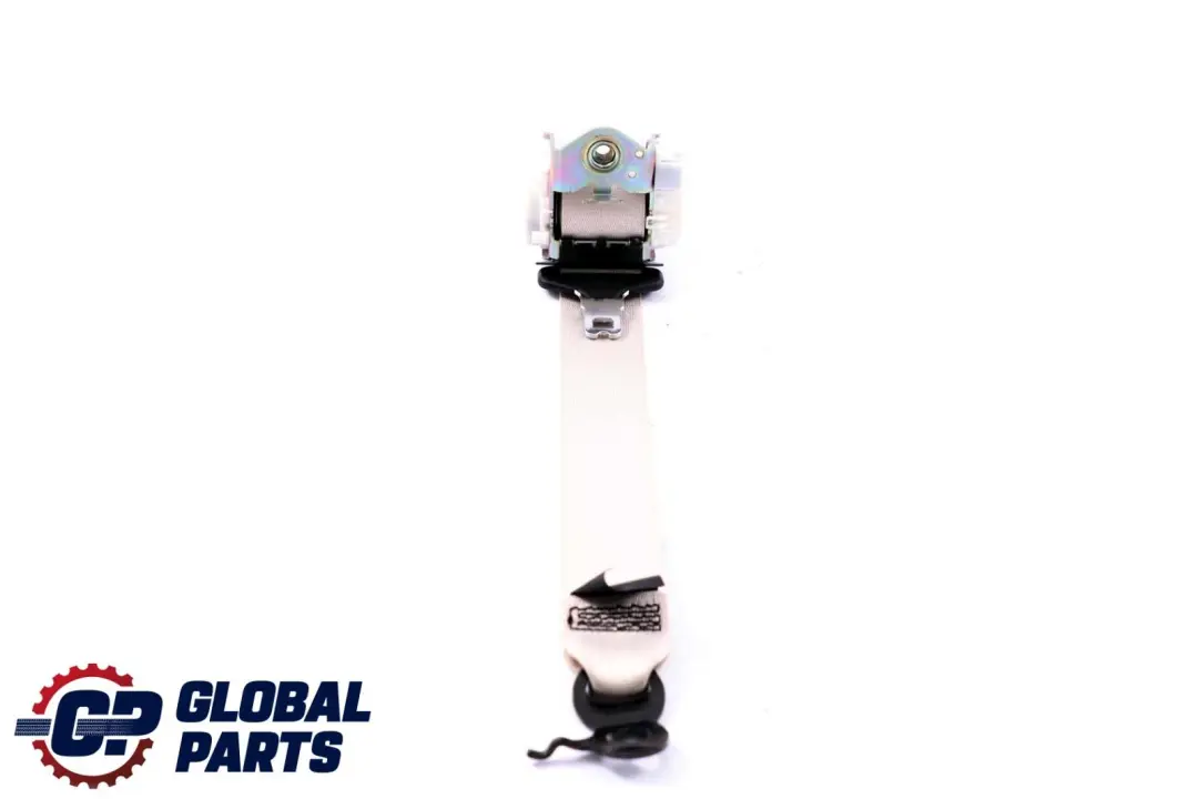 Cinturon Superior Central Asiento Trasero Elfenbeiweiss para BMW F01 F02 LCI con número de pieza 7333368 BMW F01 F02 LCI Cinturon Superior Central Asiento Trasero Elfenbeiweiss - SKU 7333368 - Número de pieza 7333368