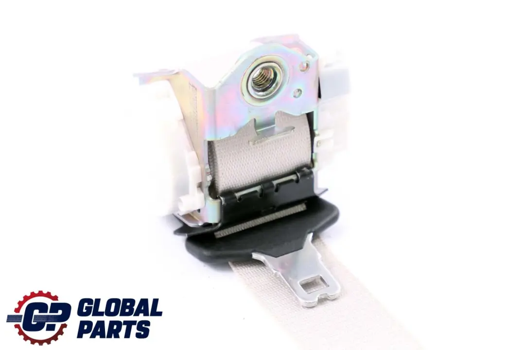 Cinturon Superior Central Asiento Trasero Elfenbeiweiss para BMW F01 F02 LCI con número de pieza 7333368 BMW F01 F02 LCI Cinturon Superior Central Asiento Trasero Elfenbeiweiss - SKU 7333368 - Número de pieza 7333368