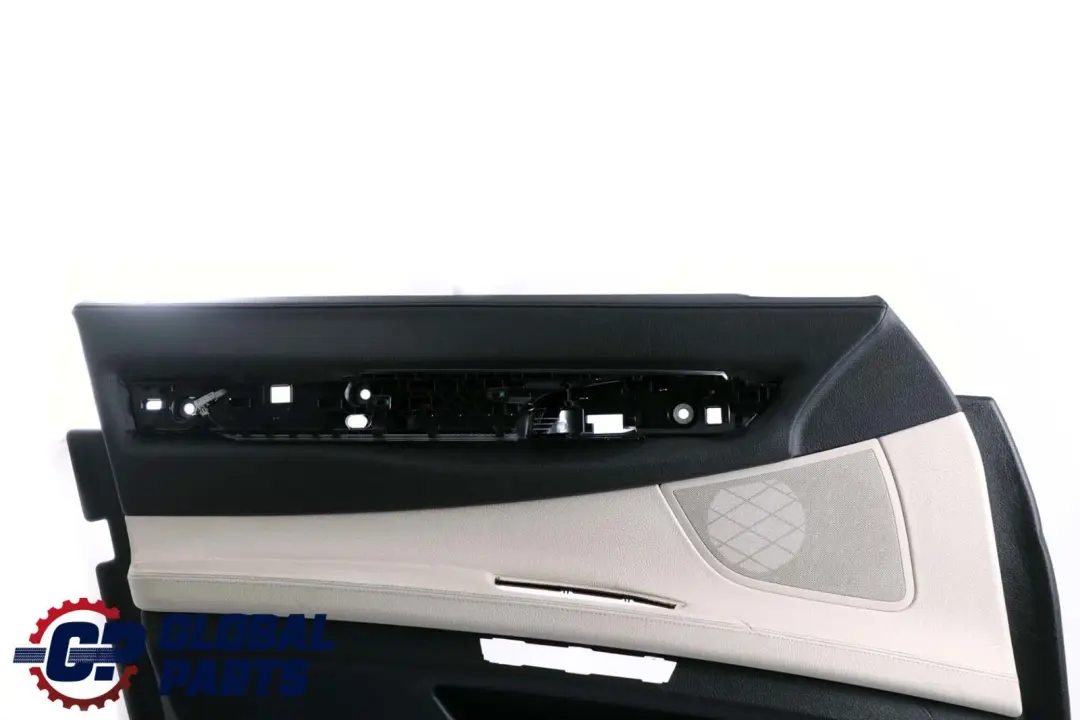 BMW F01 F02 Front Left N/S Trim Panel Door Card Leather White - SKU 7333479 - Part number 7333479