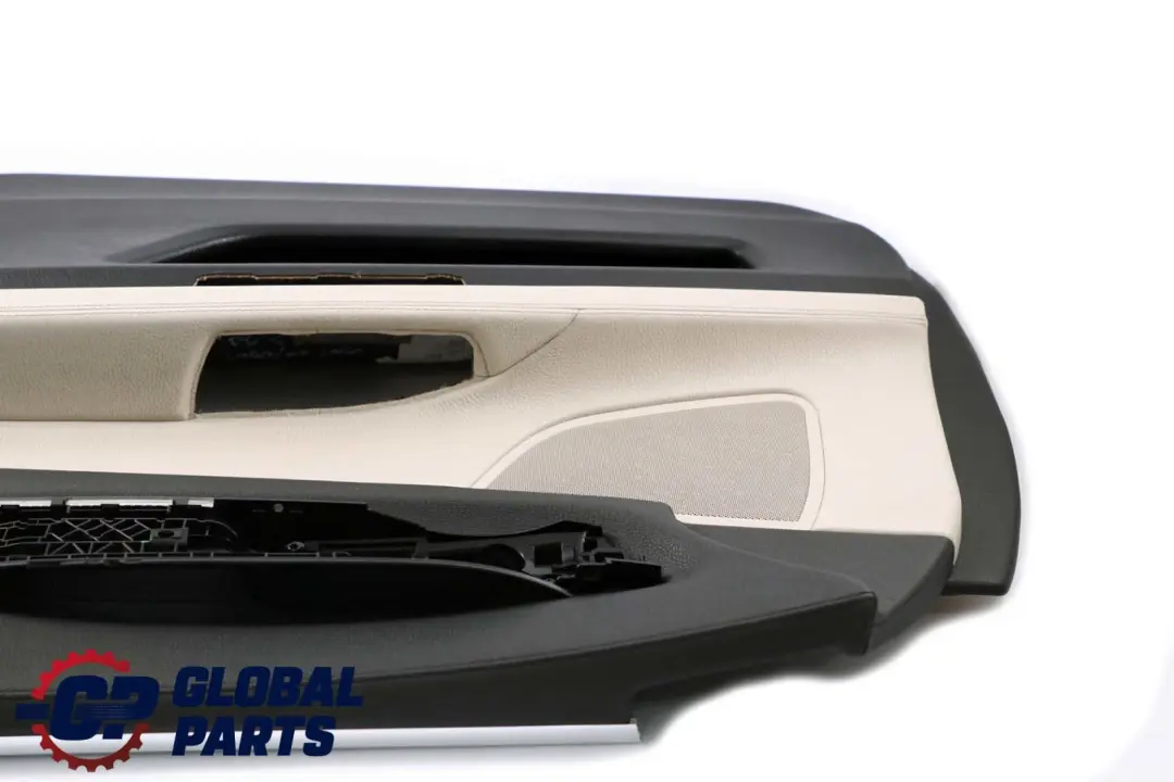 BMW 7 F01 F02 Front Right O/S Trim Panel Door Card Leather White - SKU 7333480 - Part number 7333480