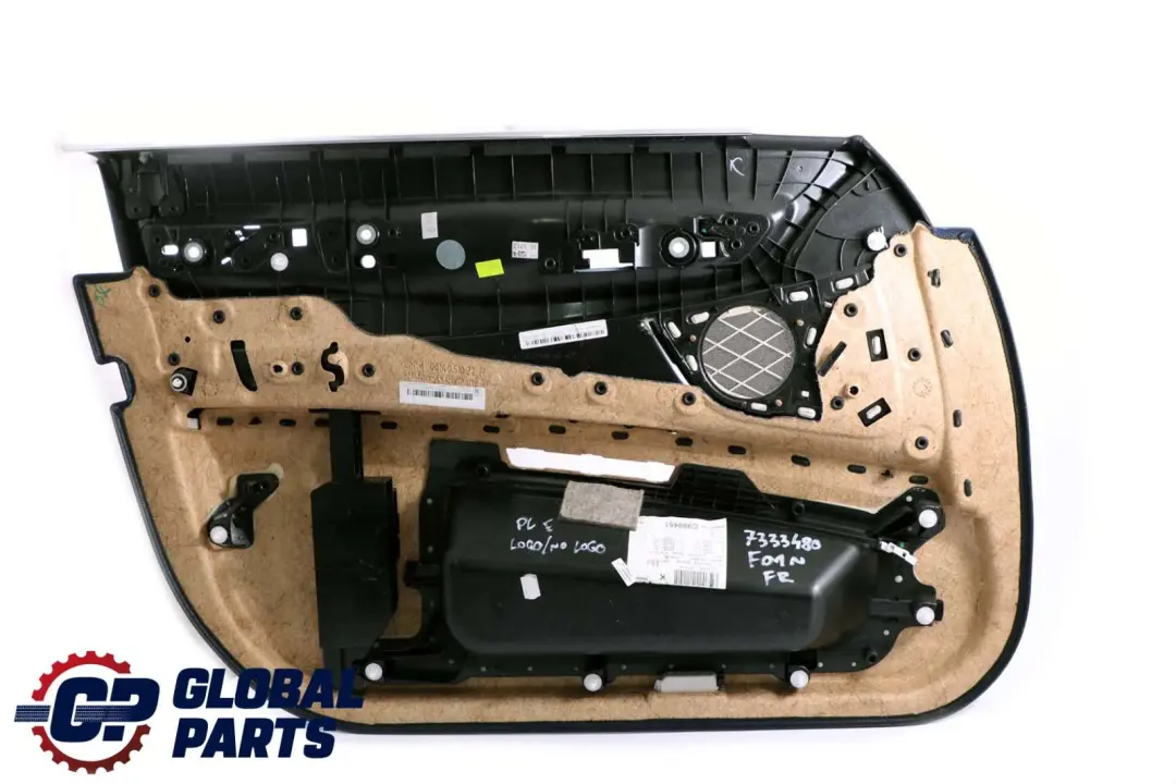 BMW 7 F01 F02 Front Right O/S Trim Panel Door Card Leather White - SKU 7333480 - Part number 7333480