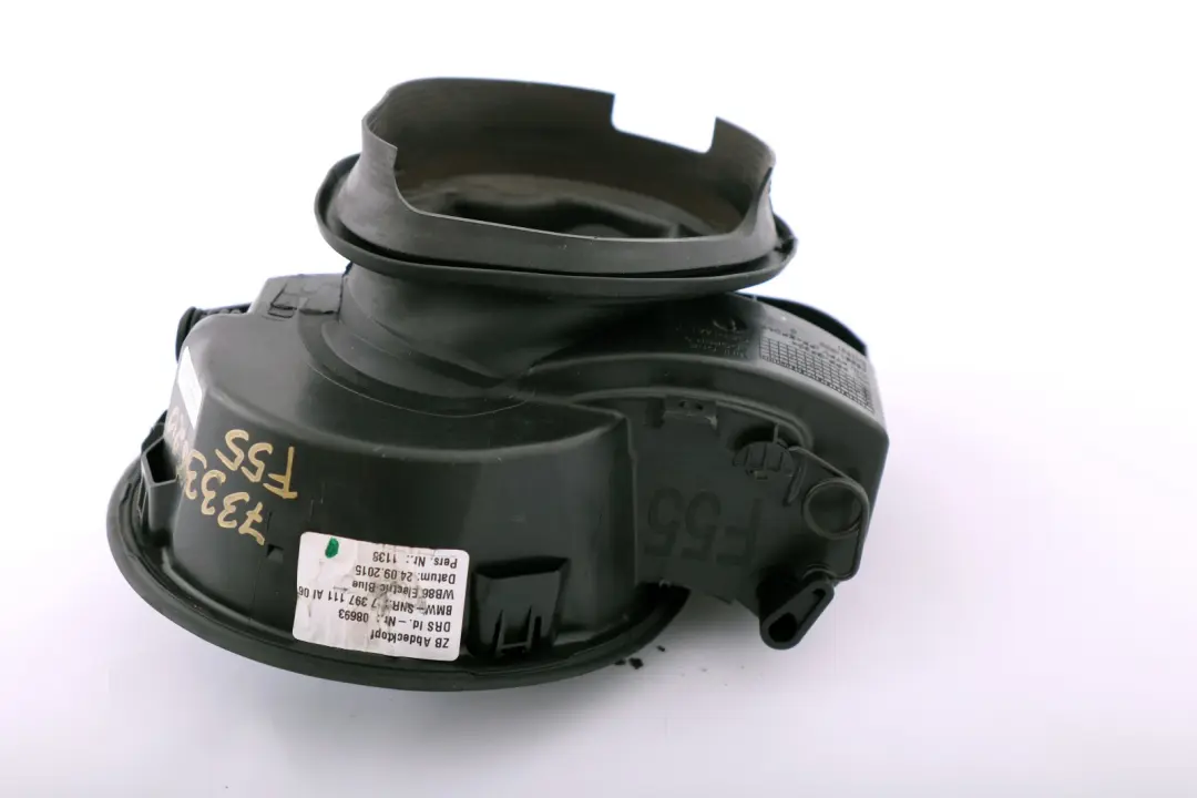 Filler Flap Pot Housing Cover Chrome to BMW Mini Cooper One F55 Fuel with Part number 7333620 BMW Mini Cooper One F55 Fuel Filler Flap Pot Housing Cover Chrome - SKU 7333620 - Part number 7333620