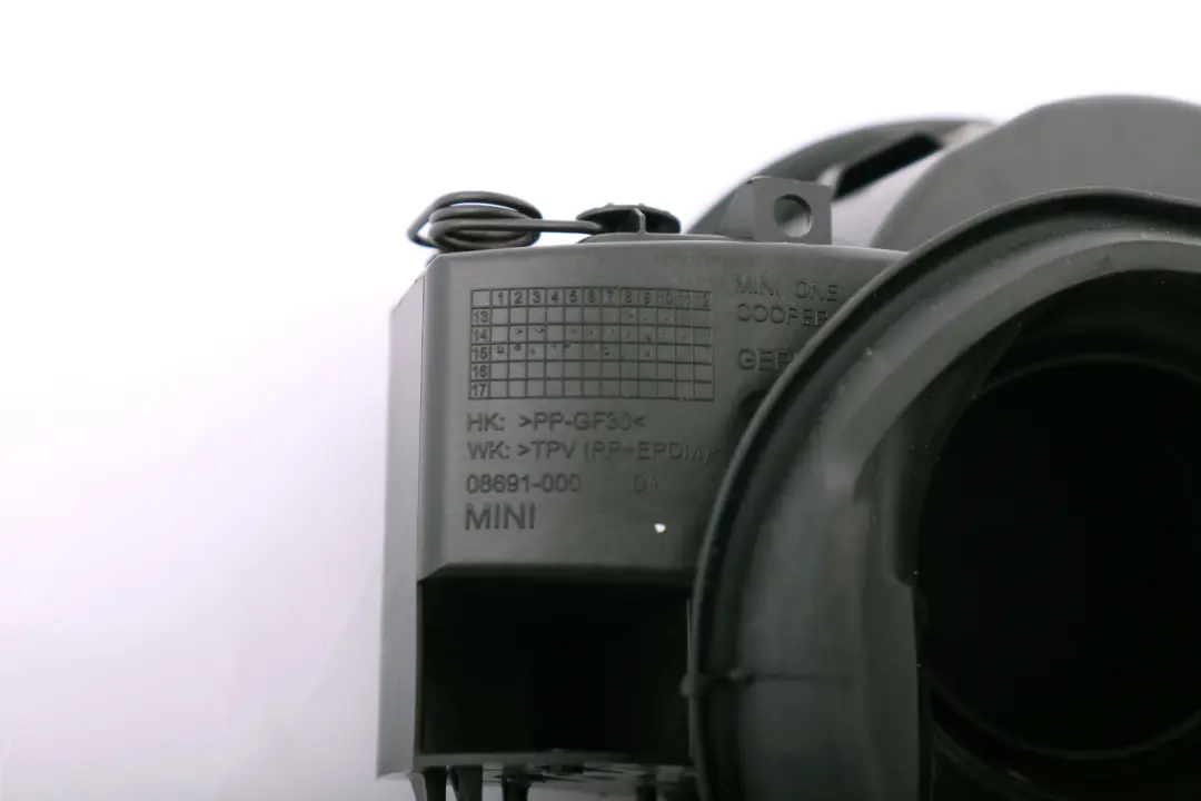 Filler Flap Pot Housing Cover Chrome to BMW Mini Cooper One F55 Fuel with Part number 7333620 BMW Mini Cooper One F55 Fuel Filler Flap Pot Housing Cover Chrome - SKU 7333620 - Part number 7333620