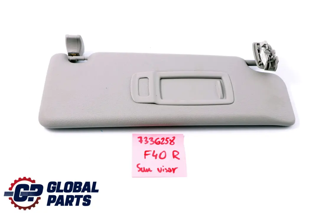 Sun Visor With Label Mirror Right O/S Everestgrau to BMW 1 Series F40 with Part number 7336258 BMW 1 Series F40 Sun Visor With Label Mirror Right O/S Everestgrau - SKU 7336258 - Part number 7336258