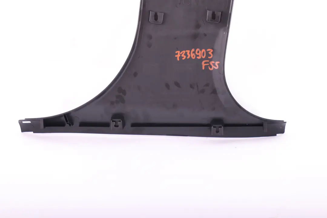 Mini F55 Couvercle colonne B gauche Noir 5143 - SKU 7336903 - Numéro de pièce 7336903