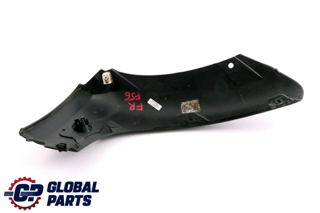 Front Bumper Lower Spoiler Right O/S Black Band to BMW Mini Cooper F56 F57 with Part number 7337814 BMW Mini Cooper F56 F57 Front Bumper Lower Spoiler Right O/S Black Band - SKU 7337814 - Part number 7337814