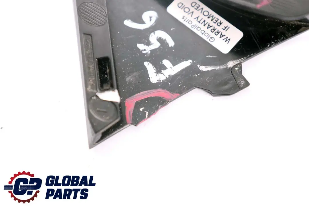 Abdeckung links N/S Kofferraumdeckel Montageteil Schwarz für Mini Cooper F56 mit Teilenummer 7338557 Mini Cooper F56 Abdeckung links N/S Kofferraumdeckel Montageteil Schwarz - SKU 7338557 - Teilenummer 7338557