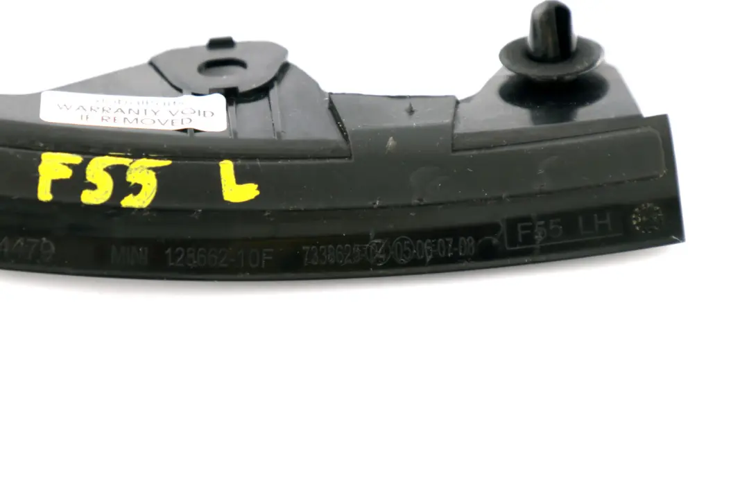 Left N/S Retainer Strip Trim D-pillar Mounting to BMW Mini Cooper F55 with Part number 7338625 BMW Mini Cooper F55 Left N/S Retainer Strip Trim D-pillar Mounting - SKU 7338625 - Part number 7338625