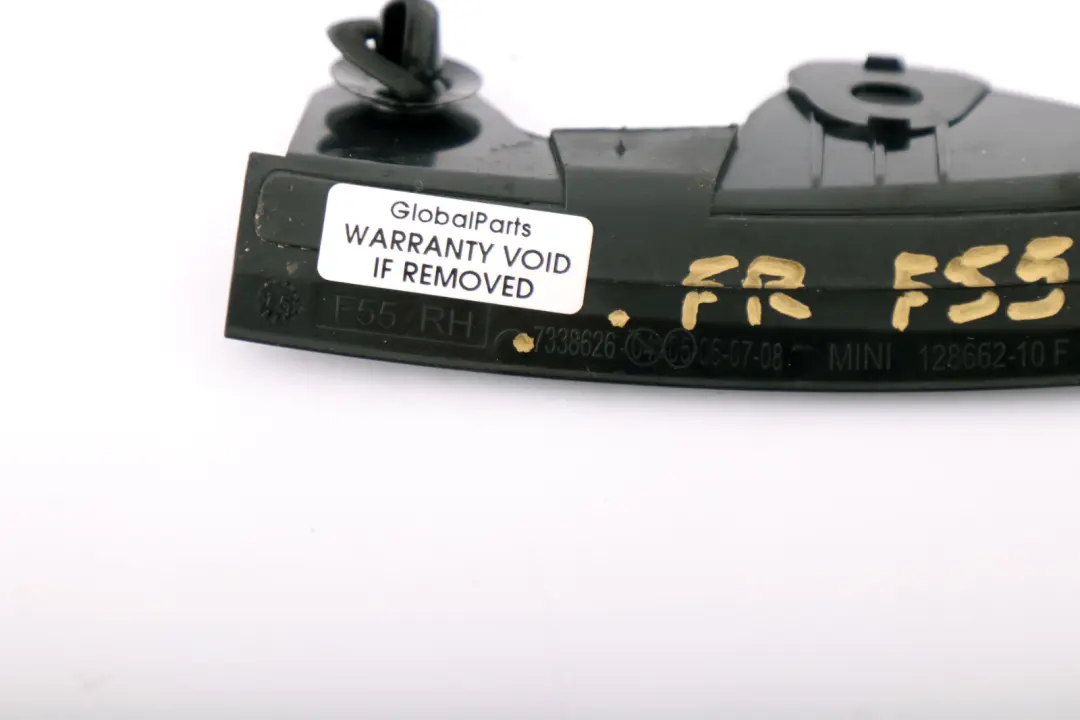 Right O/S Retainer Strip Trim D-pillar Mounting to BMW Mini Cooper F55 with Part number 7338626 BMW Mini Cooper F55 Right O/S Retainer Strip Trim D-pillar Mounting - SKU 7338626 - Part number 7338626