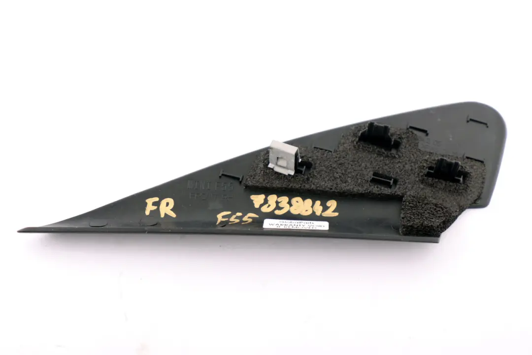 Mini F55 Cover Trim Triangle Guide Front Right O/S - SKU 7338842 - Part number 7338842