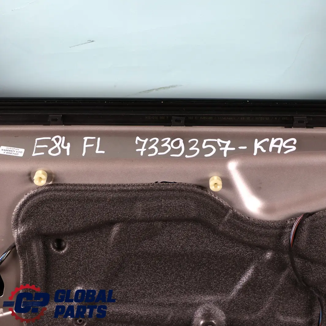 BMW X1 Series E84 Door Front Left N/S Kaschmirsilber Silver Metallic - A72 - SKU 7339357-KAS - Part number 7339358