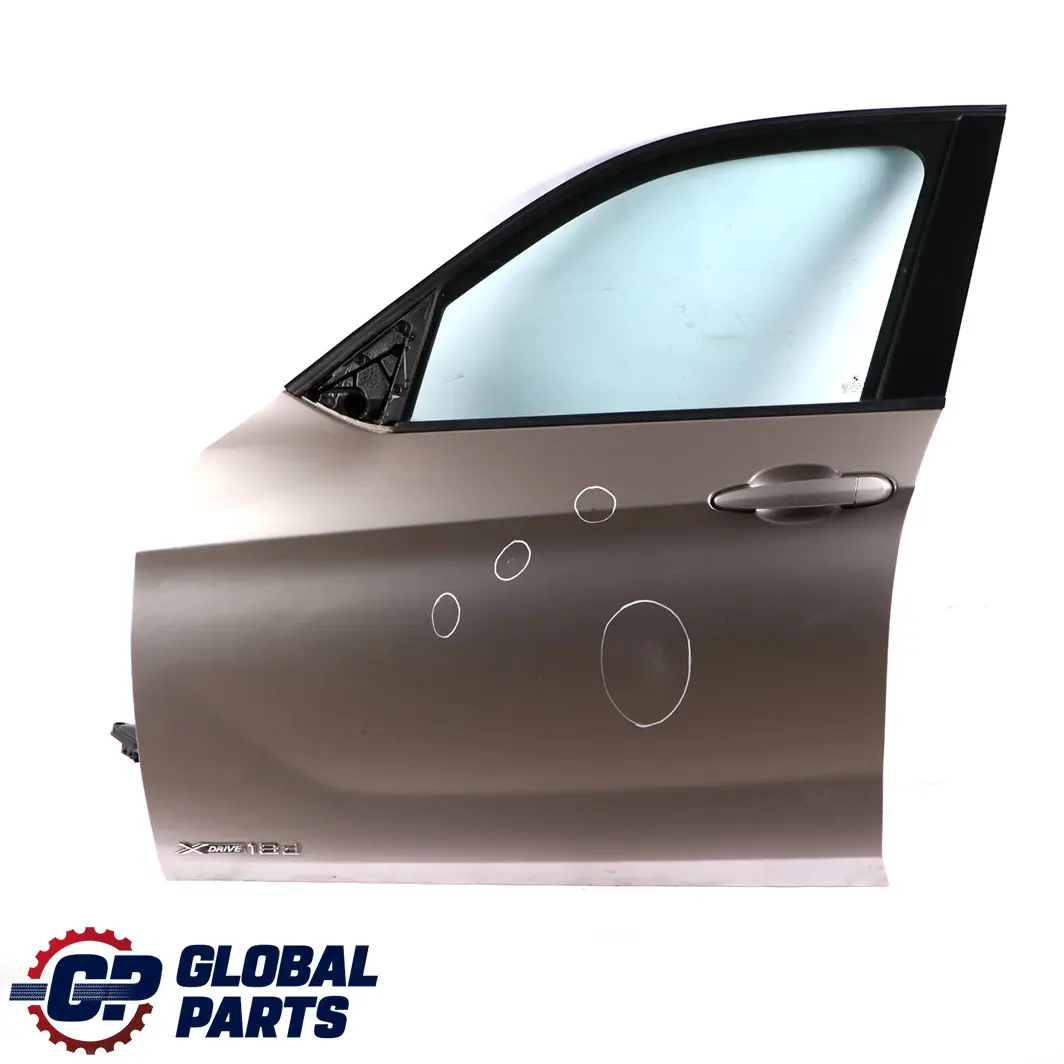 BMW X1 Series E84 Door Front Left N/S Kaschmirsilber Silver Metallic - A72 - SKU 7339357-KAS - Part number 7339358