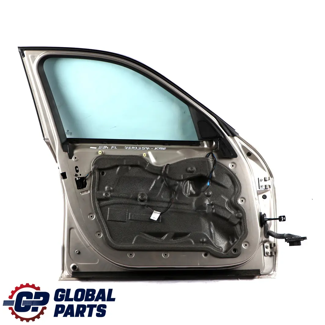 Door Front Left N/S Kaschmirsilber Silver Metallic - A72 to BMW X1 Series E84 with Part number 7339358 BMW X1 Series E84 Door Front Left N/S Kaschmirsilber Silver Metallic - A72 - SKU 7339357-KAS - Part number 7339358