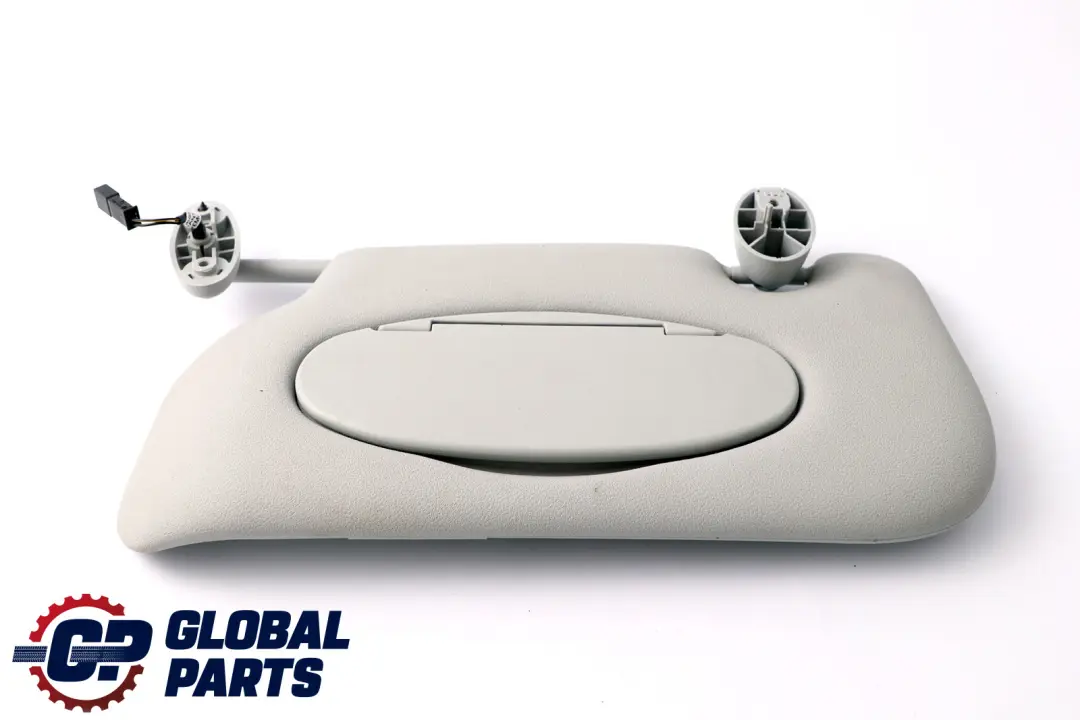 Mini R55 R56 Sun Visor Mirror Illuminated Left N/S Hellgrau Grey - SKU 7339375 - Part number 7339375