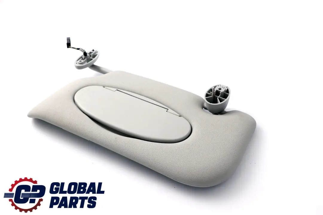 Sun Visor Mirror Illuminated Left N/S Hellgrau Grey to Mini R55 R56 with Part number 7339375 Mini R55 R56 Sun Visor Mirror Illuminated Left N/S Hellgrau Grey - SKU 7339375 - Part number 7339375