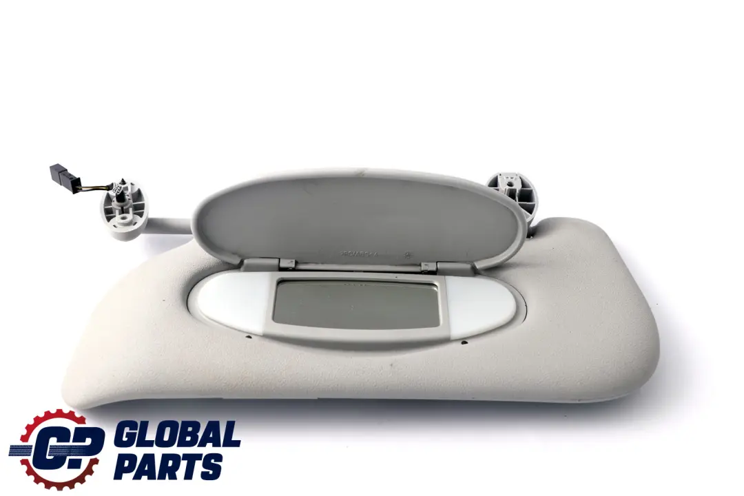 Mini R55 R56 Sun Visor Mirror Illuminated Left N/S Hellgrau Grey - SKU 7339375 - Part number 7339375