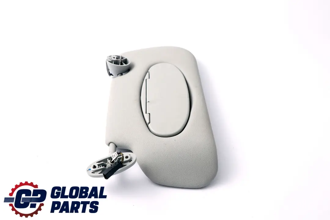 Mini R55 R56 Sun Visor Mirror Illuminated Left N/S Hellgrau Grey - SKU 7339375 - Part number 7339375